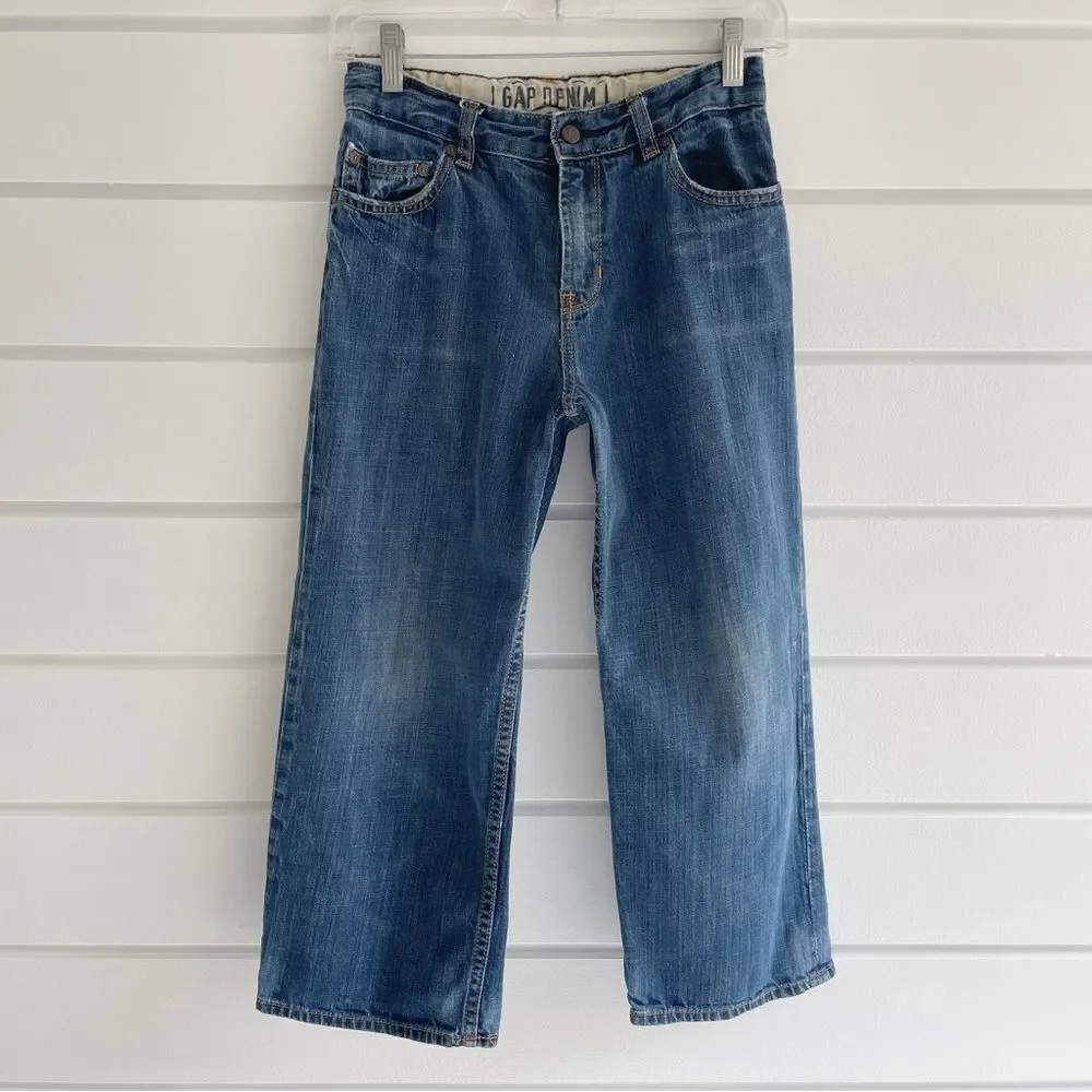 Gap Denim Boys Loose Fit Wide Leg Jeans Size 7H Husky